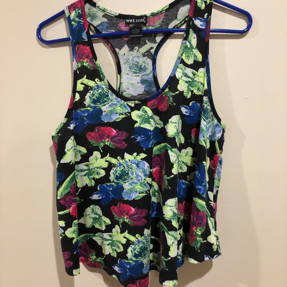 Floral tank top